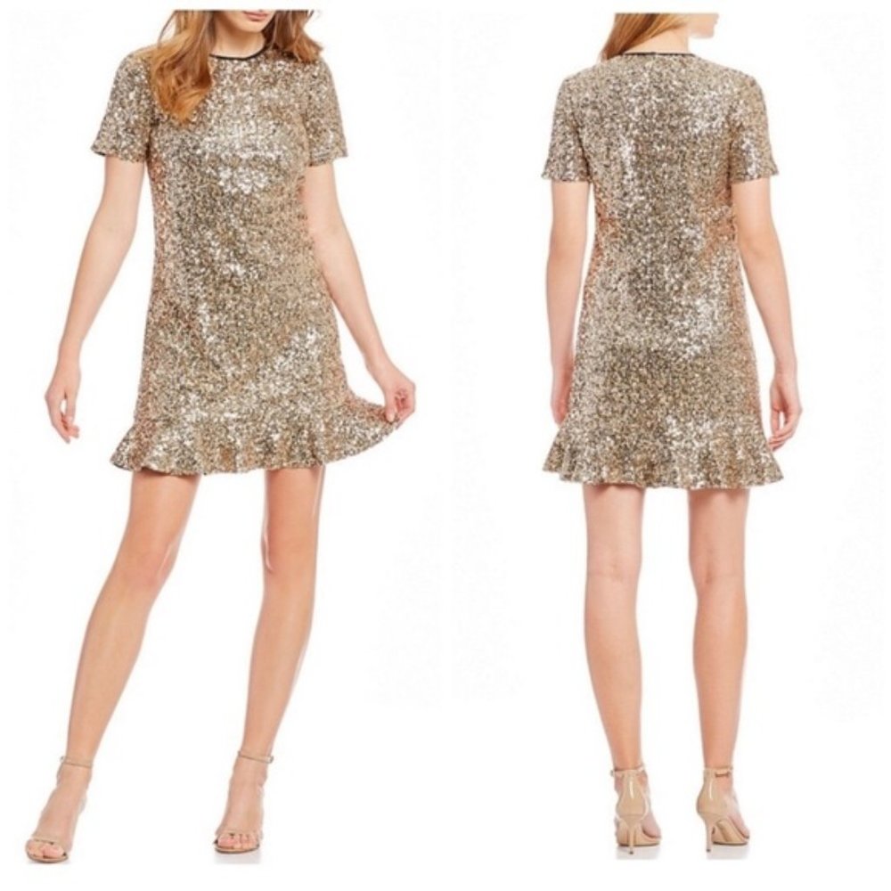Gold Sequin Dress by Draper James